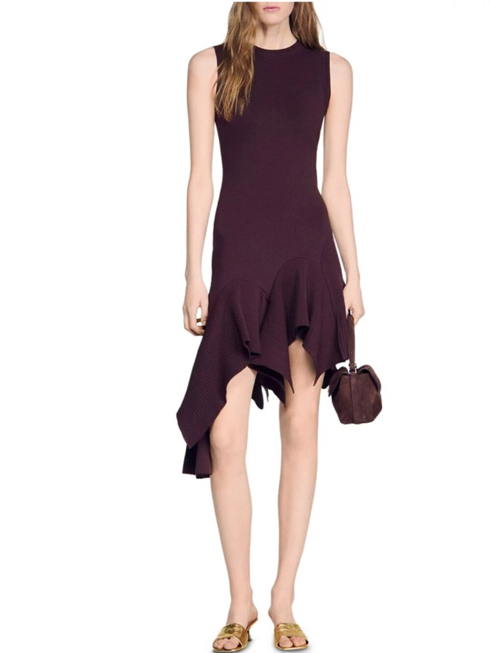 Biancona Asymmetric Knit Dress